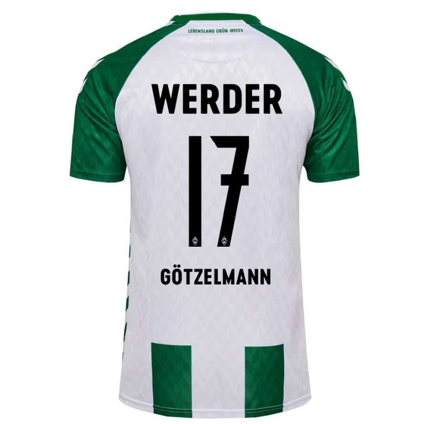 Danxen Herren Patrick Götzelmann #17 Grün Weiß Heimtrikot Trikot 2026/27 T-Shirt