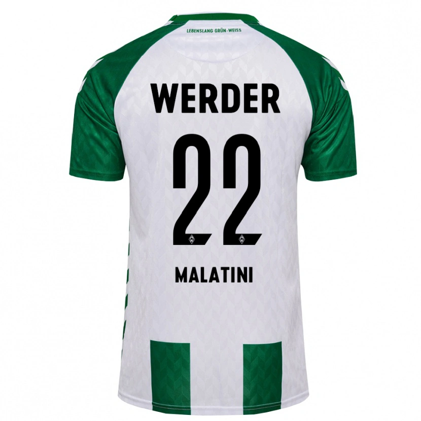 Danxen Herren Julián Malatini #22 Grün Weiß Heimtrikot Trikot 2026/27 T-Shirt