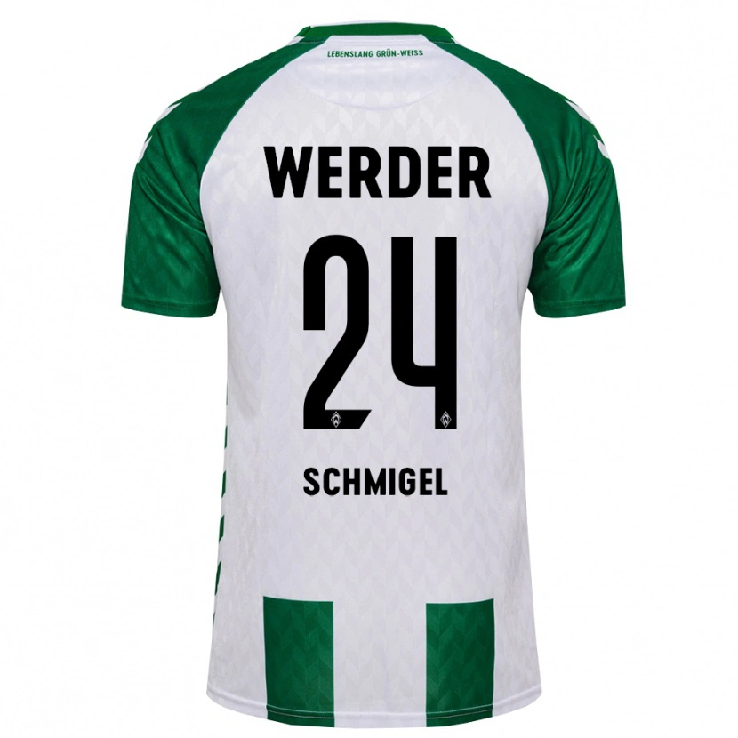 Danxen Herren Romeo Schmigel #24 Grün Weiß Heimtrikot Trikot 2026/27 T-Shirt