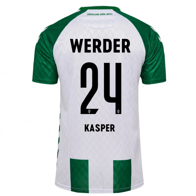 Danxen Herren Dominik Kasper #24 Grün Weiß Heimtrikot Trikot 2026/27 T-Shirt