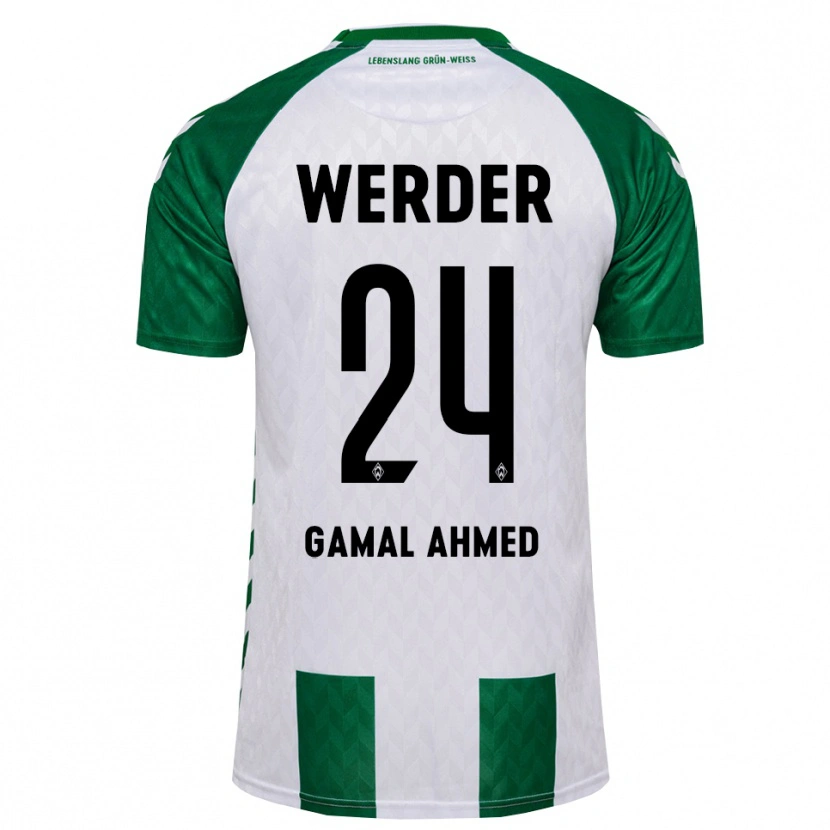 Danxen Herren Adam Gamal Ahmed #24 Grün Weiß Heimtrikot Trikot 2026/27 T-Shirt