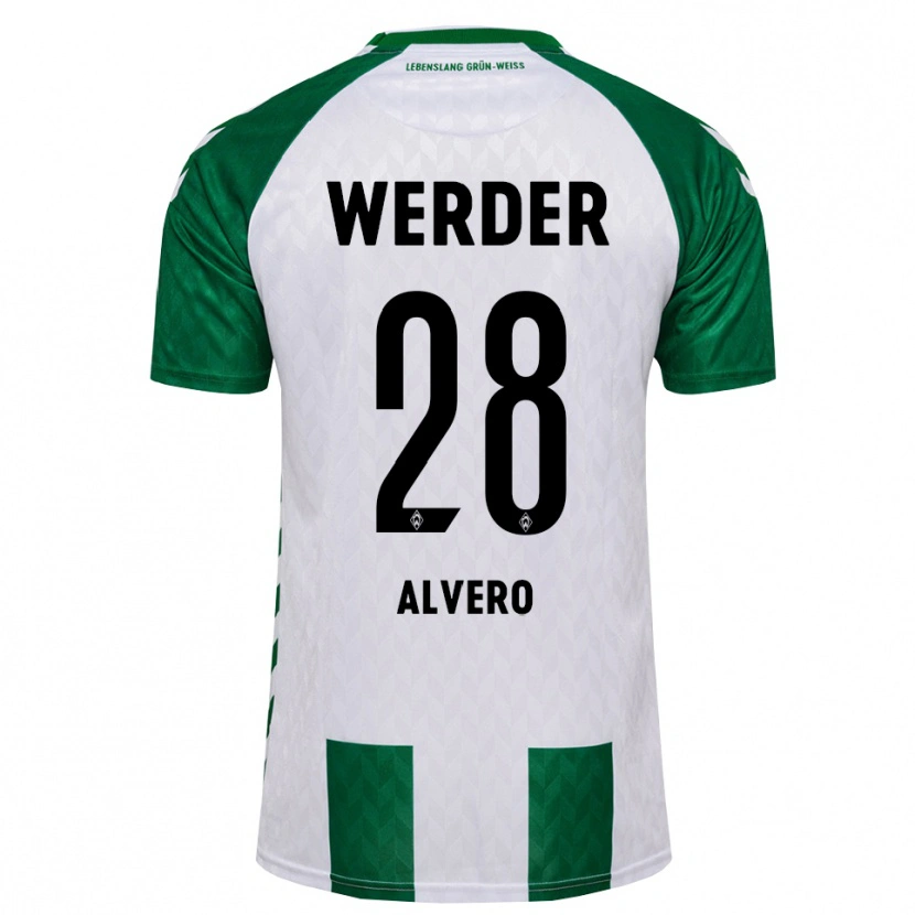Danxen Herren Skelly Alvero #28 Grün Weiß Heimtrikot Trikot 2026/27 T-Shirt