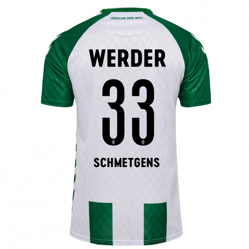 Danxen Herren Mick Schmetgens #33 Grün Weiß Heimtrikot Trikot 2026/27 T-Shirt