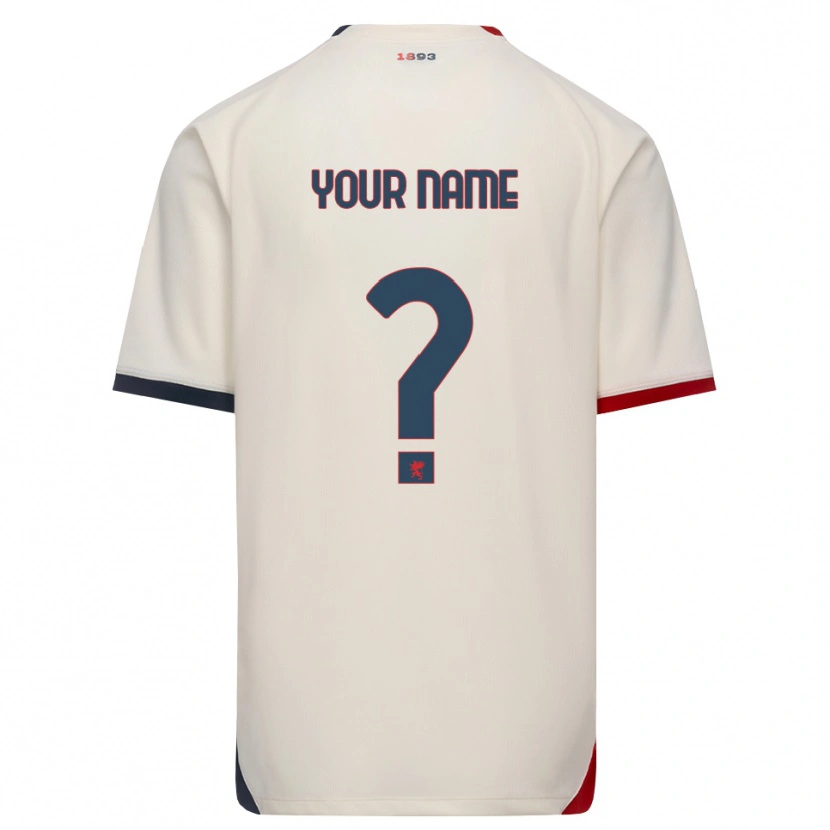 Danxen Herren Ihren Namen #0 Creme Rot Auswärtstrikot Trikot 2026/27 T-Shirt