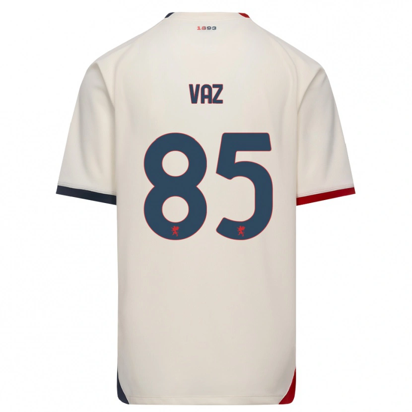 Danxen Herren Marcelo Vaz #85 Creme Rot Auswärtstrikot Trikot 2026/27 T-Shirt