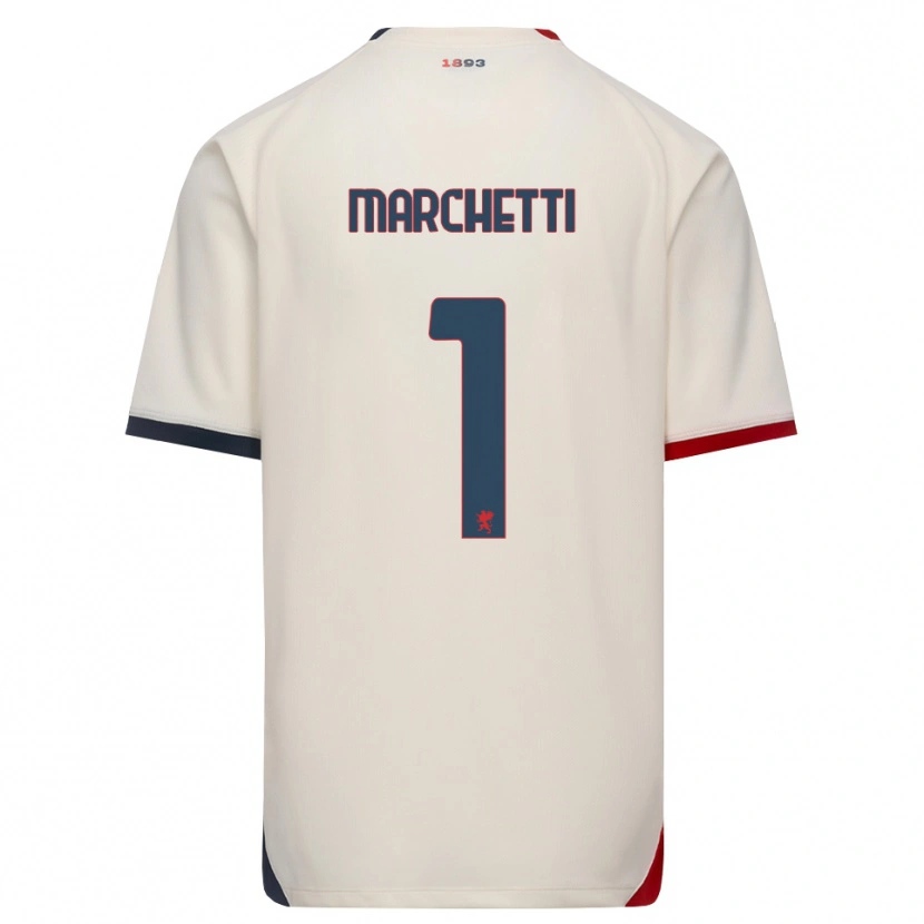 Danxen Herren Lisa Marchetti #1 Creme Rot Auswärtstrikot Trikot 2026/27 T-Shirt