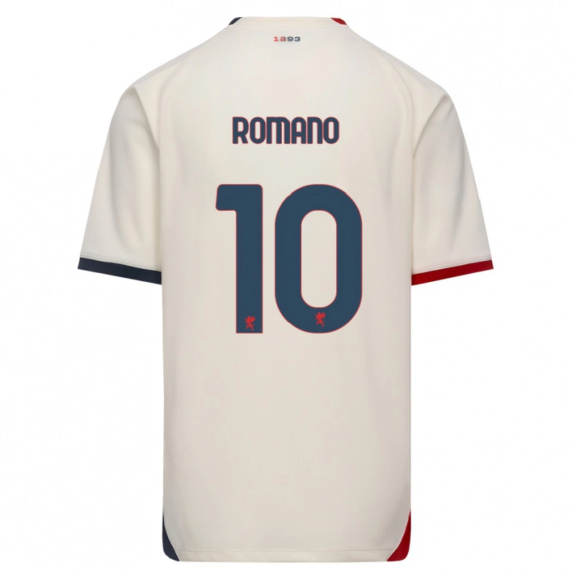 Danxen Herren Marco Romano #10 Creme Rot Auswärtstrikot Trikot 2026/27 T-Shirt