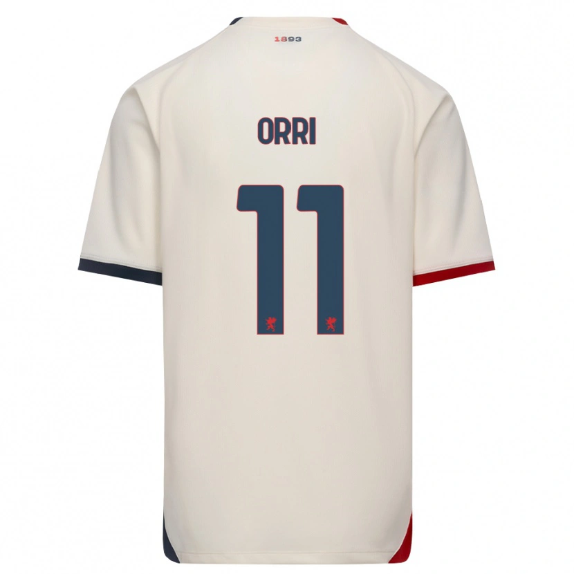 Danxen Herren Ágúst Orri Thorsteinsson #11 Creme Rot Auswärtstrikot Trikot 2026/27 T-Shirt