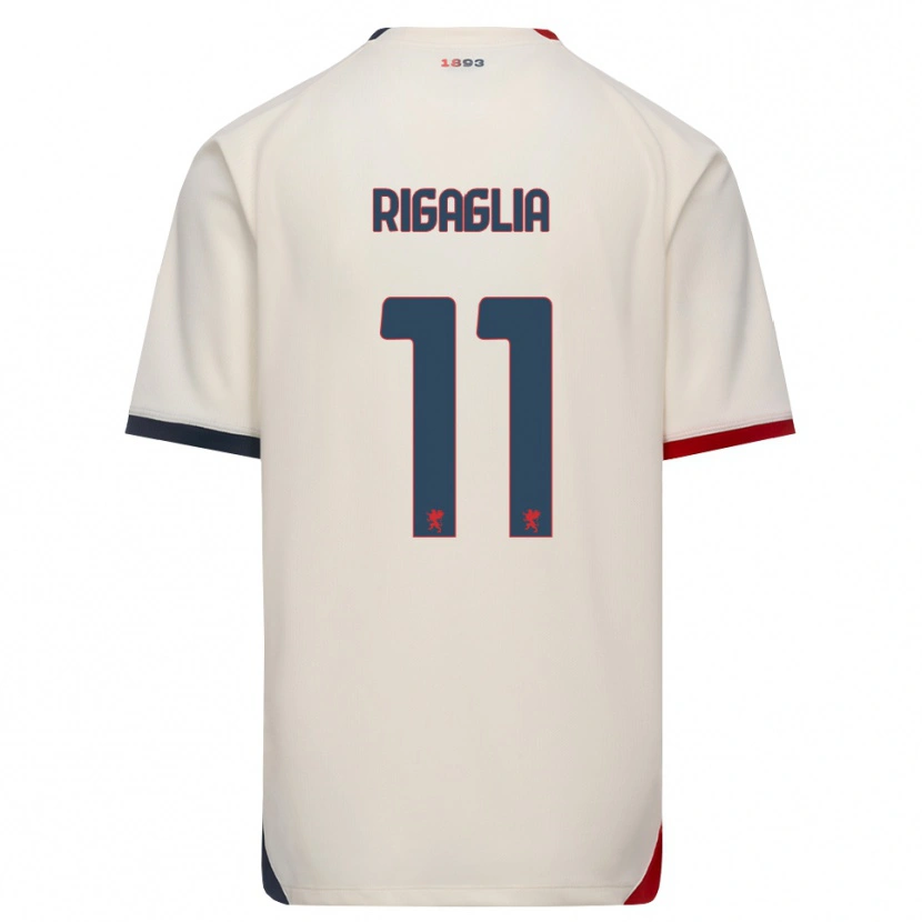 Danxen Herren Alison Rigaglia #11 Creme Rot Auswärtstrikot Trikot 2026/27 T-Shirt