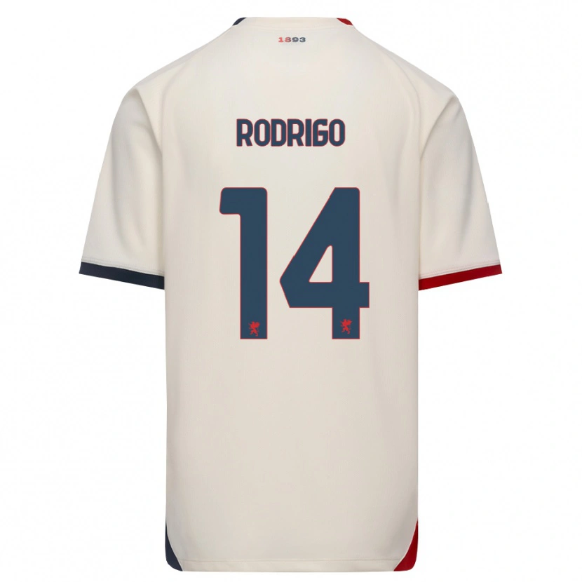 Danxen Herren Rodrigo Delgado De Albuquerque #14 Creme Rot Auswärtstrikot Trikot 2026/27 T-Shirt
