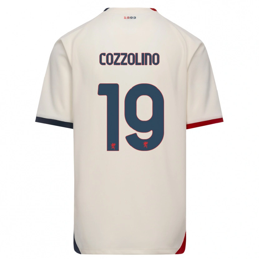Danxen Herren Carmine Cozzolino #19 Creme Rot Auswärtstrikot Trikot 2026/27 T-Shirt
