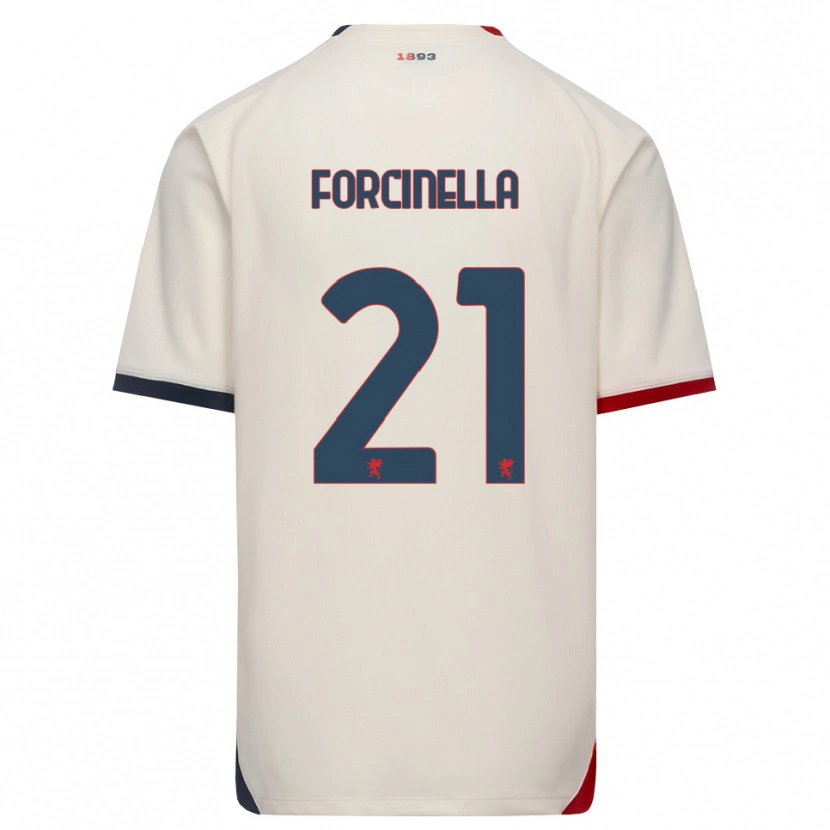 Danxen Herren Camilla Forcinella #21 Creme Rot Auswärtstrikot Trikot 2026/27 T-Shirt