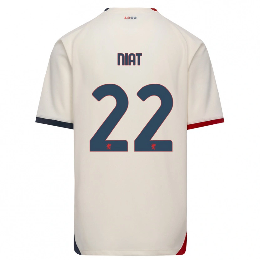Danxen Herren Yahvan Niat #22 Creme Rot Auswärtstrikot Trikot 2026/27 T-Shirt