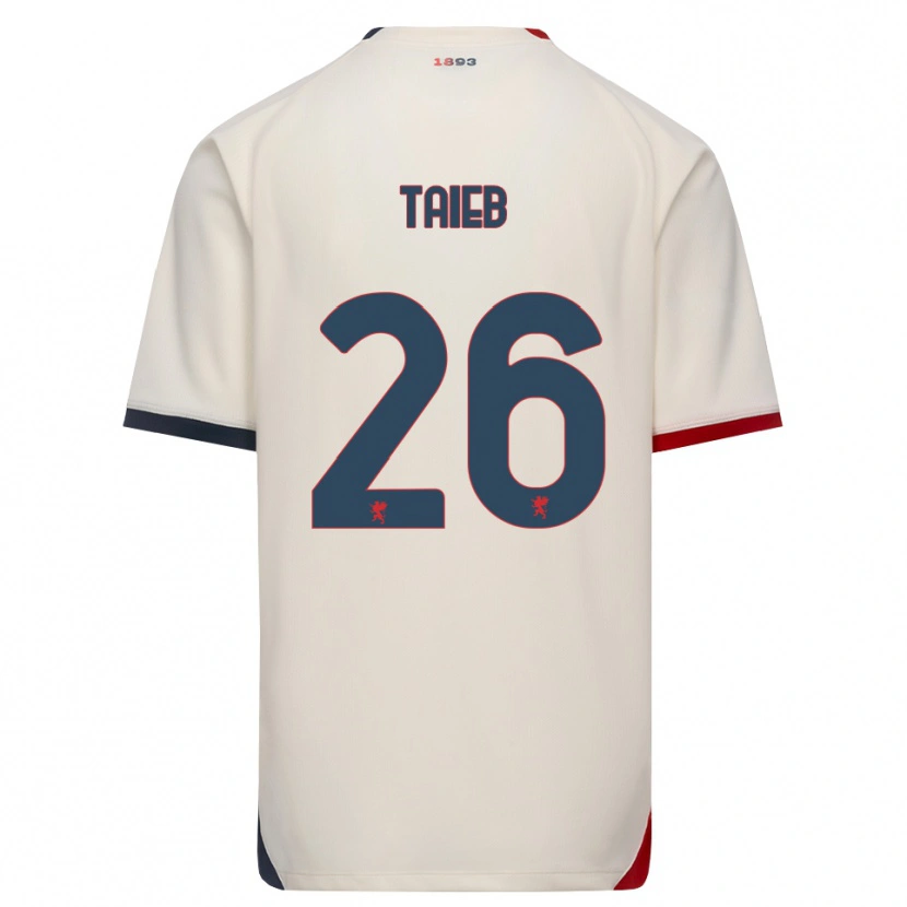 Danxen Herren Chad Taieb #26 Creme Rot Auswärtstrikot Trikot 2026/27 T-Shirt
