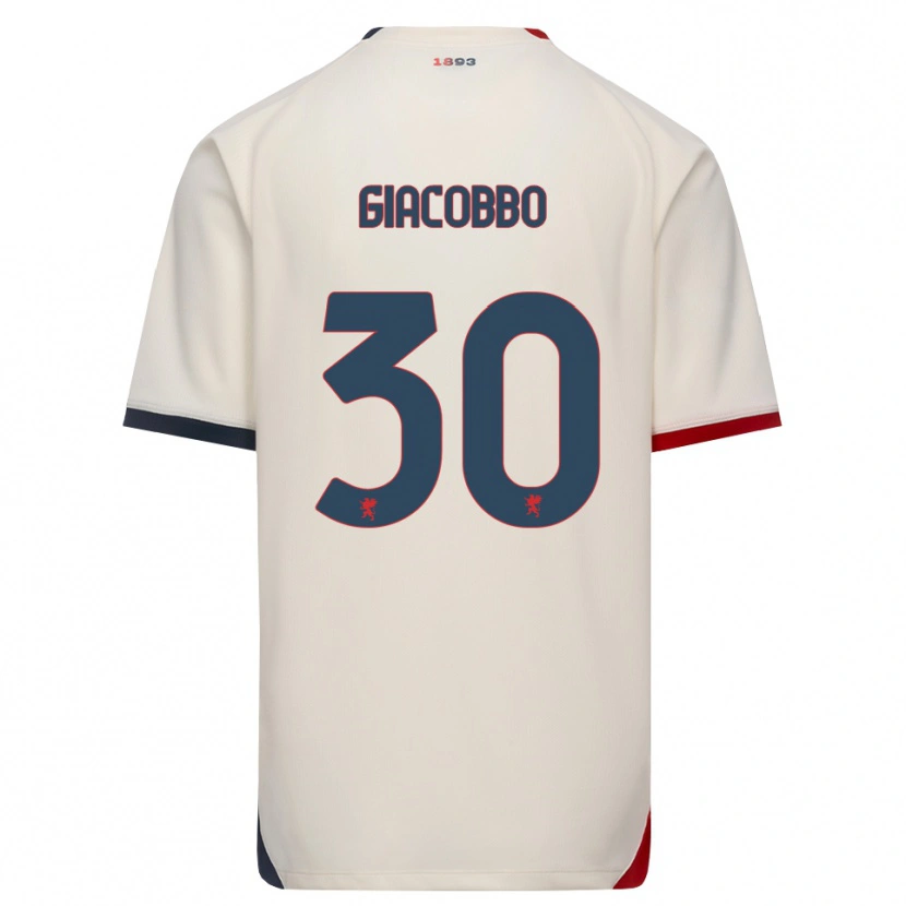 Danxen Herren Giulia Giacobbo #30 Creme Rot Auswärtstrikot Trikot 2026/27 T-Shirt