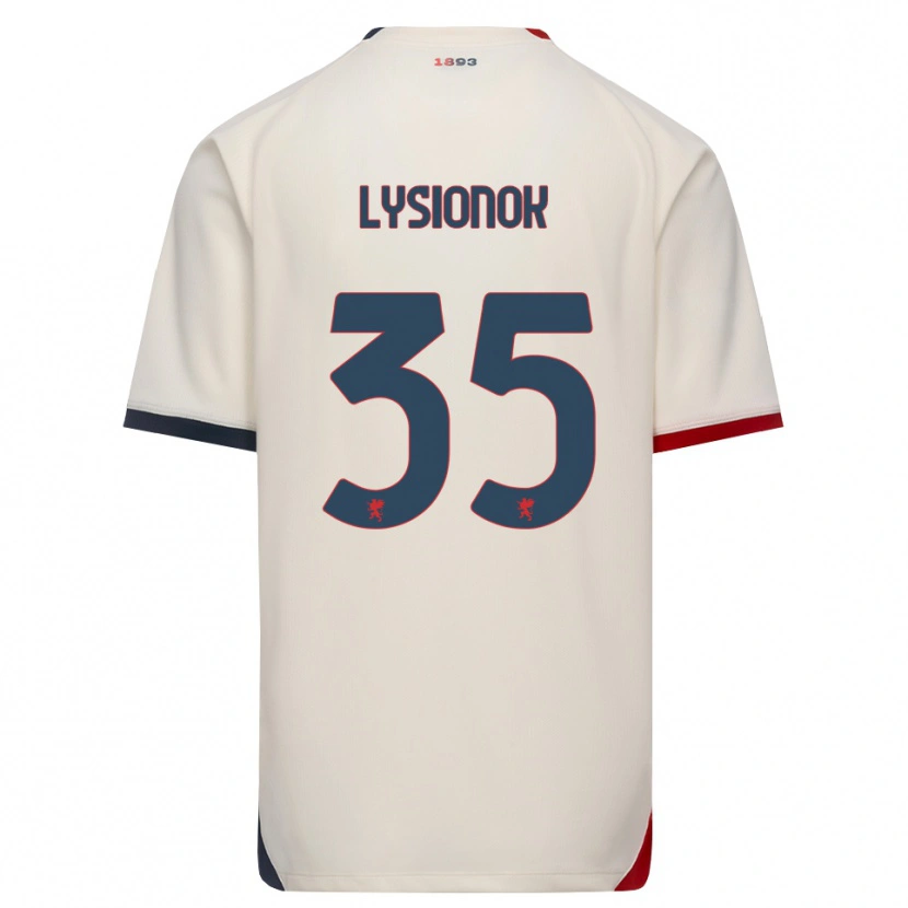 Danxen Herren Ernestas Lysionok #35 Creme Rot Auswärtstrikot Trikot 2026/27 T-Shirt