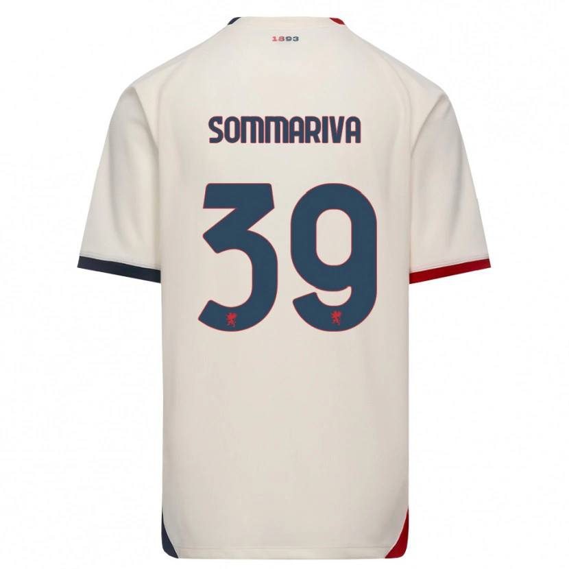 Danxen Herren Daniele Sommariva #39 Creme Rot Auswärtstrikot Trikot 2026/27 T-Shirt