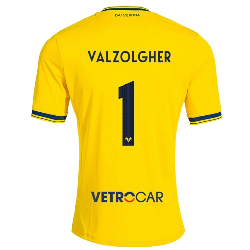 Danxen Herren Chiara Valzolgher #1 Gelb Rot Auswärtstrikot Trikot 2026/27 T-Shirt