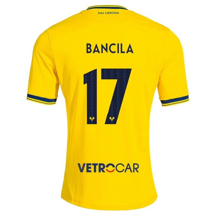 Danxen Herren Darius Bancila #17 Gelb Rot Auswärtstrikot Trikot 2026/27 T-Shirt