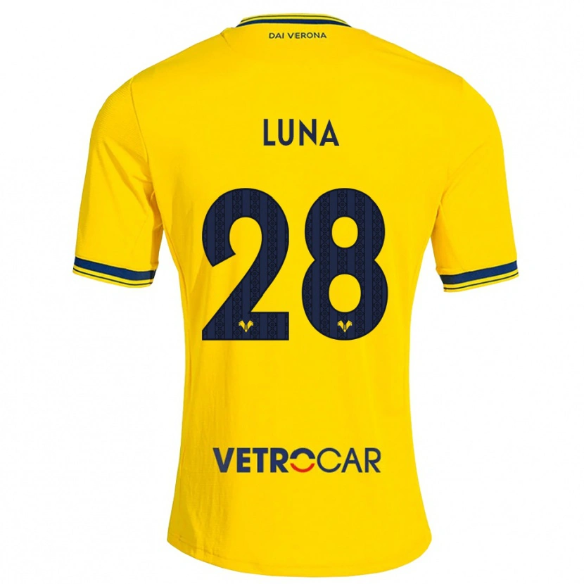 Danxen Herren Agustín Luna #28 Gelb Rot Auswärtstrikot Trikot 2026/27 T-Shirt