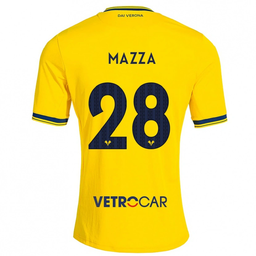 Danxen Herren Vittoria Karol Mazza #28 Gelb Rot Auswärtstrikot Trikot 2026/27 T-Shirt