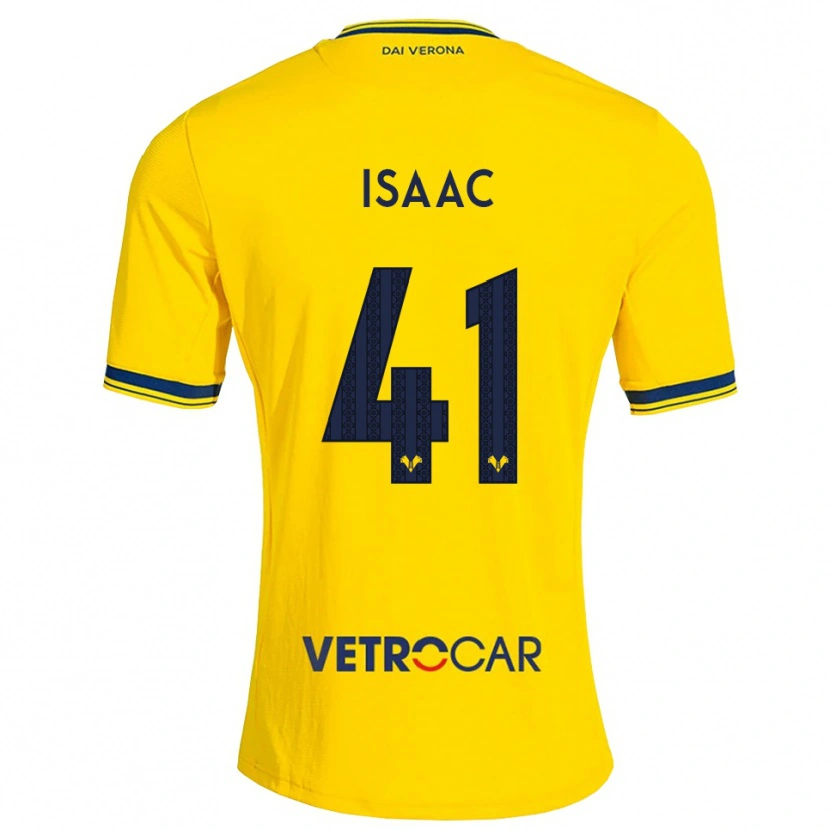 Danxen Herren Isaac Aguiar Tomich #41 Gelb Rot Auswärtstrikot Trikot 2026/27 T-Shirt