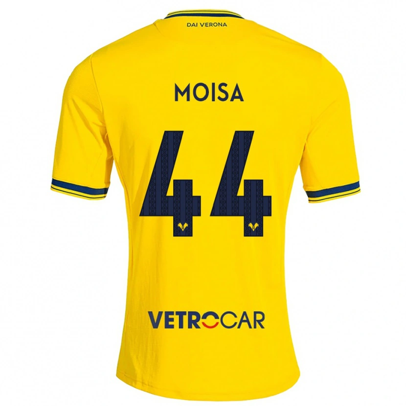 Danxen Herren Davide Moisa #44 Gelb Rot Auswärtstrikot Trikot 2026/27 T-Shirt
