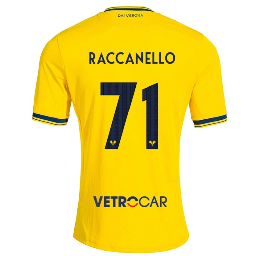 Danxen Herren Marco Raccanello #71 Gelb Rot Auswärtstrikot Trikot 2026/27 T-Shirt