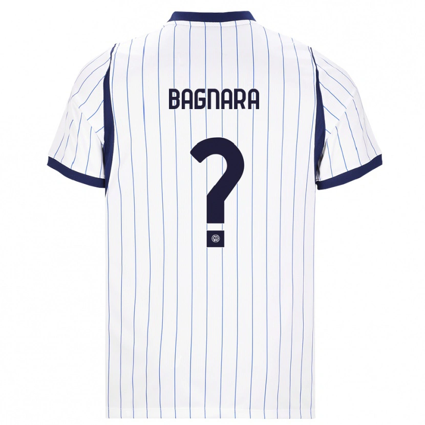 Danxen Herren Ettore Bagnara #0 Weiß Dunkelblau Auswärtstrikot Trikot 2026/27 T-Shirt