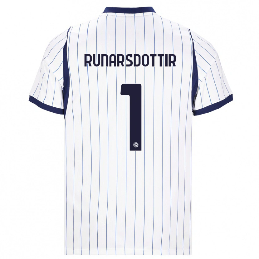 Danxen Herren Cecilía Rán Rúnarsdóttir #1 Weiß Dunkelblau Auswärtstrikot Trikot 2026/27 T-Shirt