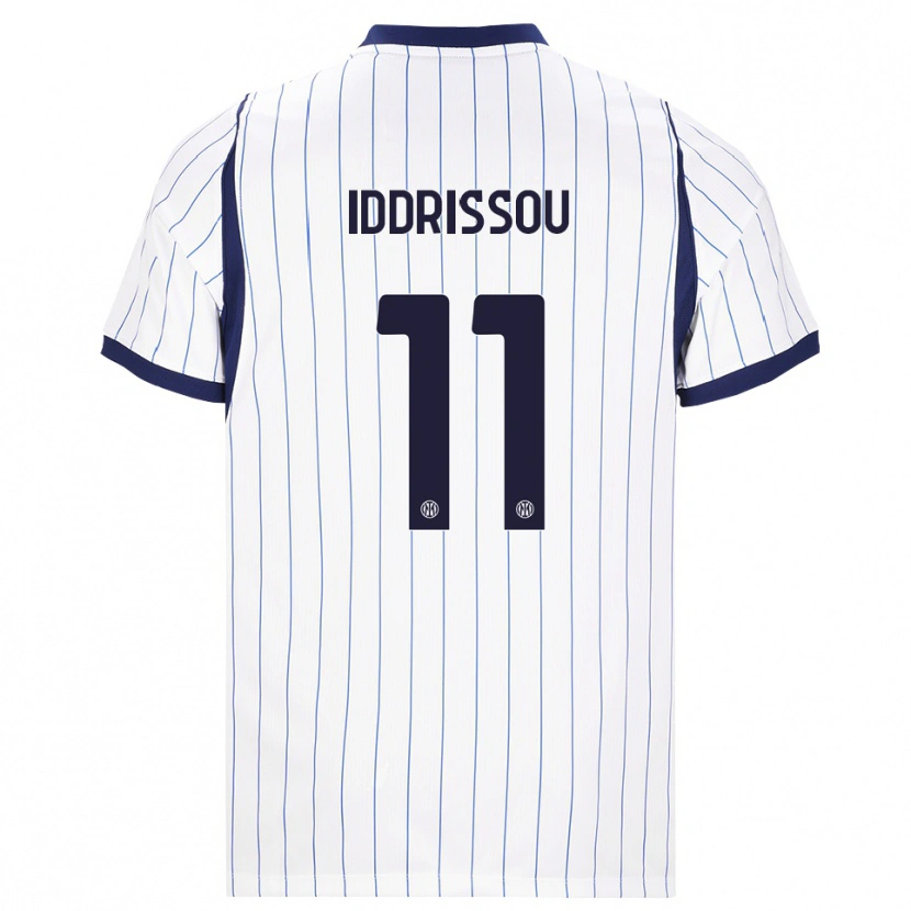 Danxen Herren Jamal Iddrissou #11 Weiß Dunkelblau Auswärtstrikot Trikot 2026/27 T-Shirt