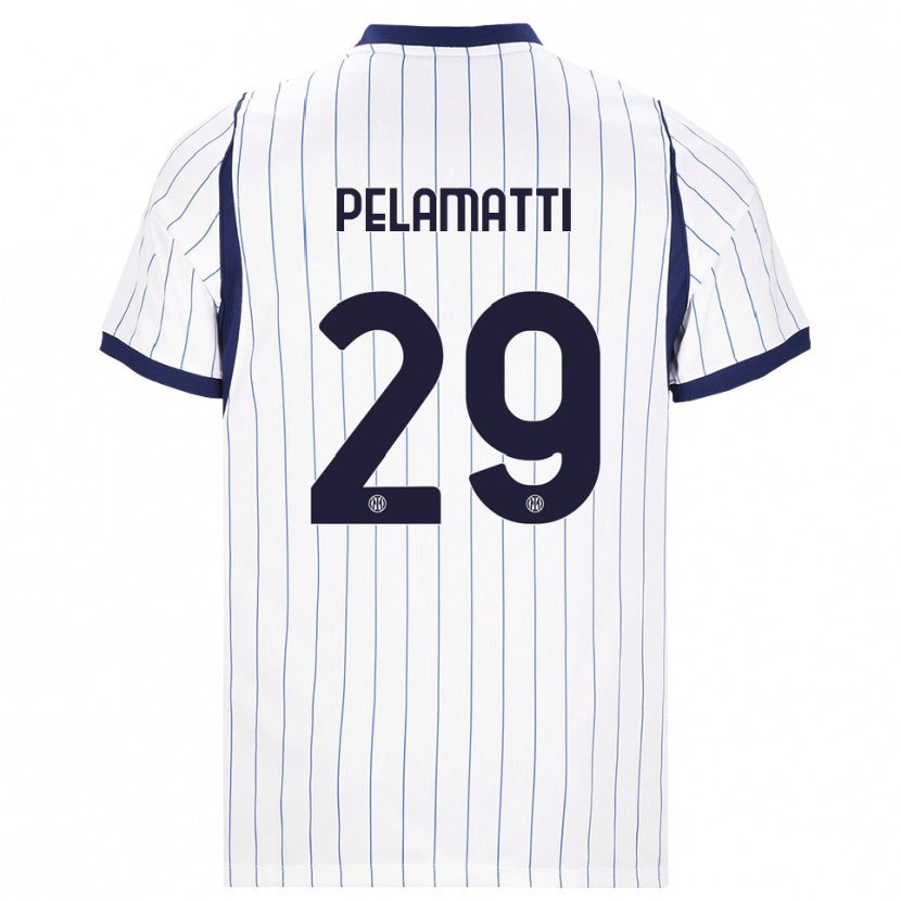 Danxen Herren Andrea Pelamatti #29 Weiß Dunkelblau Auswärtstrikot Trikot 2026/27 T-Shirt