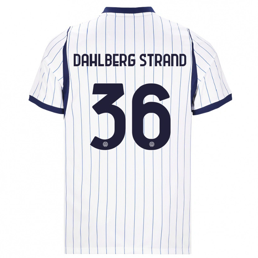 Danxen Herren Jonas Dahlberg Strand #36 Weiß Dunkelblau Auswärtstrikot Trikot 2026/27 T-Shirt