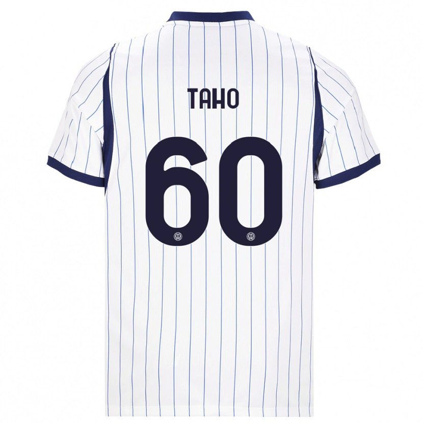 Danxen Herren Alain Taho #60 Weiß Dunkelblau Auswärtstrikot Trikot 2026/27 T-Shirt