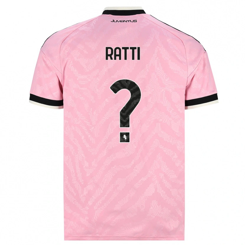 Danxen Herren Leonardo Ratti #0 Pink Schwarz Auswärtstrikot Trikot 2026/27 T-Shirt