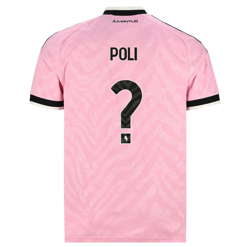 Danxen Herren Fabrizio Poli #0 Pink Schwarz Auswärtstrikot Trikot 2026/27 T-Shirt