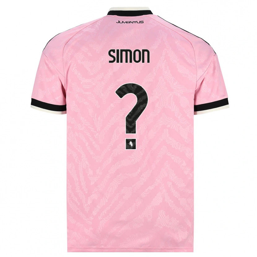 Danxen Herren Bénédicte Simon #0 Pink Schwarz Auswärtstrikot Trikot 2026/27 T-Shirt
