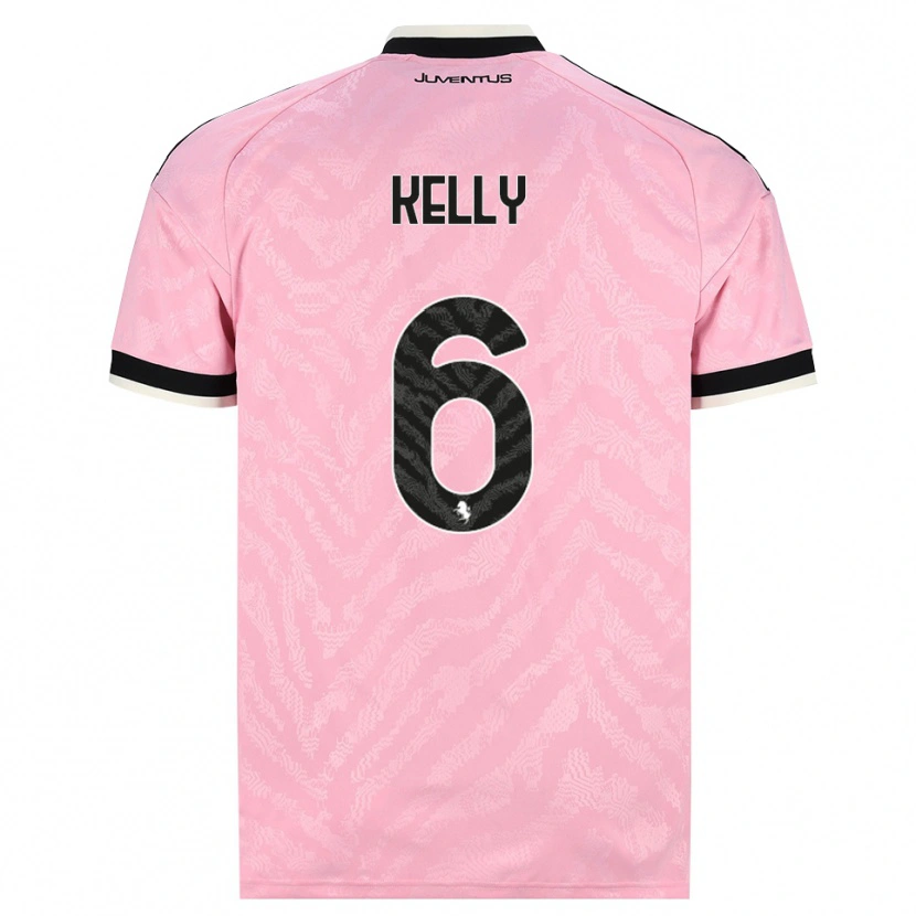 Danxen Herren Lloyd Kelly #6 Pink Schwarz Auswärtstrikot Trikot 2026/27 T-Shirt