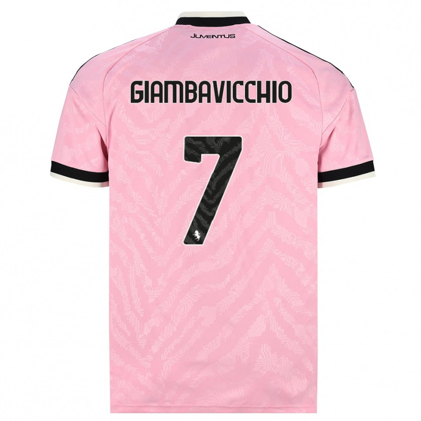 Danxen Herren Franco Giambavicchio #7 Pink Schwarz Auswärtstrikot Trikot 2026/27 T-Shirt