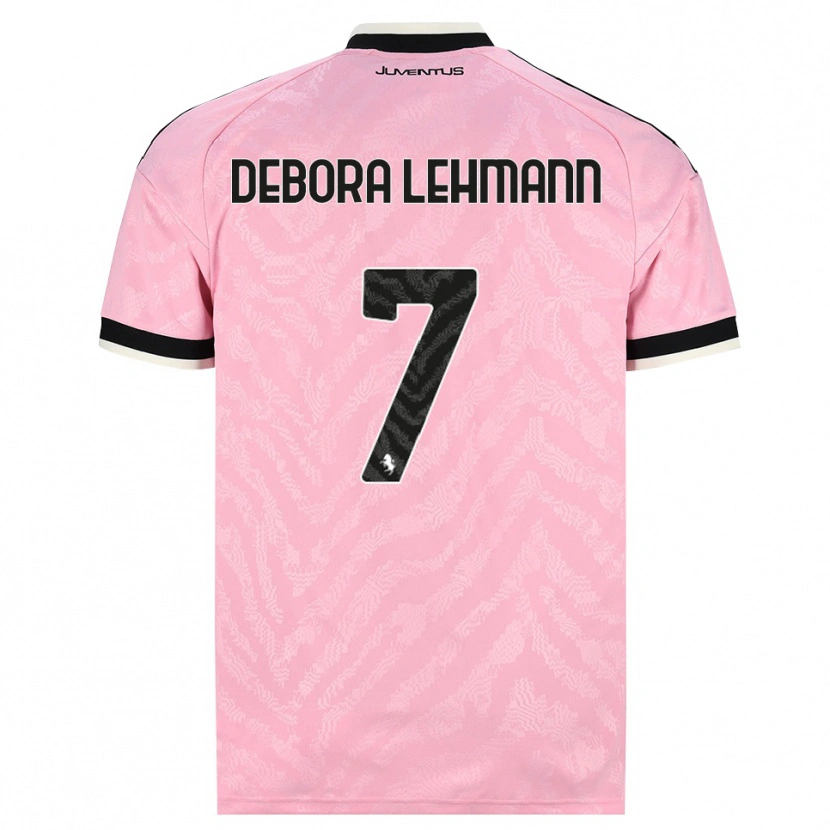 Danxen Herren Alisha Debora Lehmann #7 Pink Schwarz Auswärtstrikot Trikot 2026/27 T-Shirt