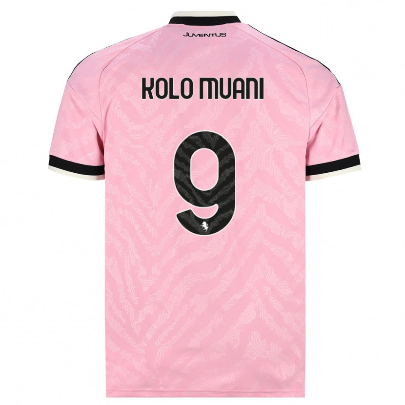 Danxen Herren Randal Kolo Muani #9 Pink Schwarz Auswärtstrikot Trikot 2026/27 T-Shirt