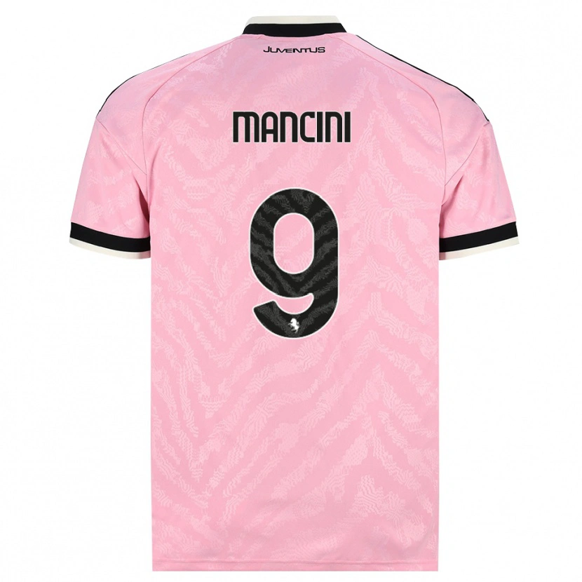 Danxen Herren Tommaso Mancini #9 Pink Schwarz Auswärtstrikot Trikot 2026/27 T-Shirt