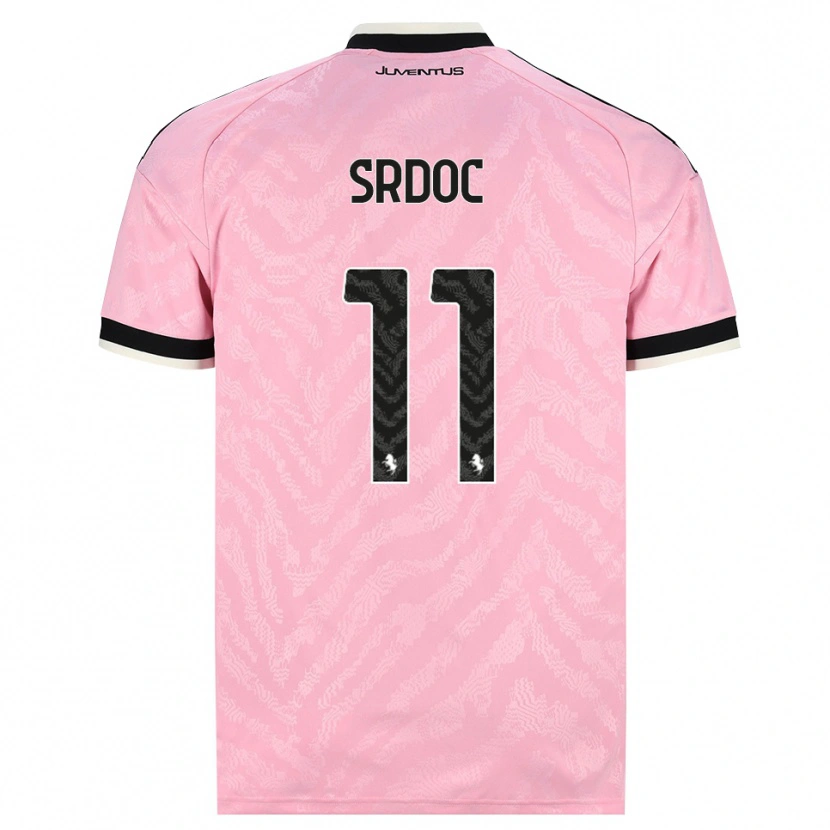 Danxen Herren Ivano Srdoc #11 Pink Schwarz Auswärtstrikot Trikot 2026/27 T-Shirt
