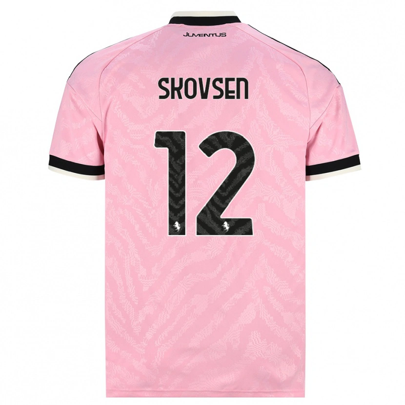 Danxen Herren Matilde Lundorf Skovsen #12 Pink Schwarz Auswärtstrikot Trikot 2026/27 T-Shirt