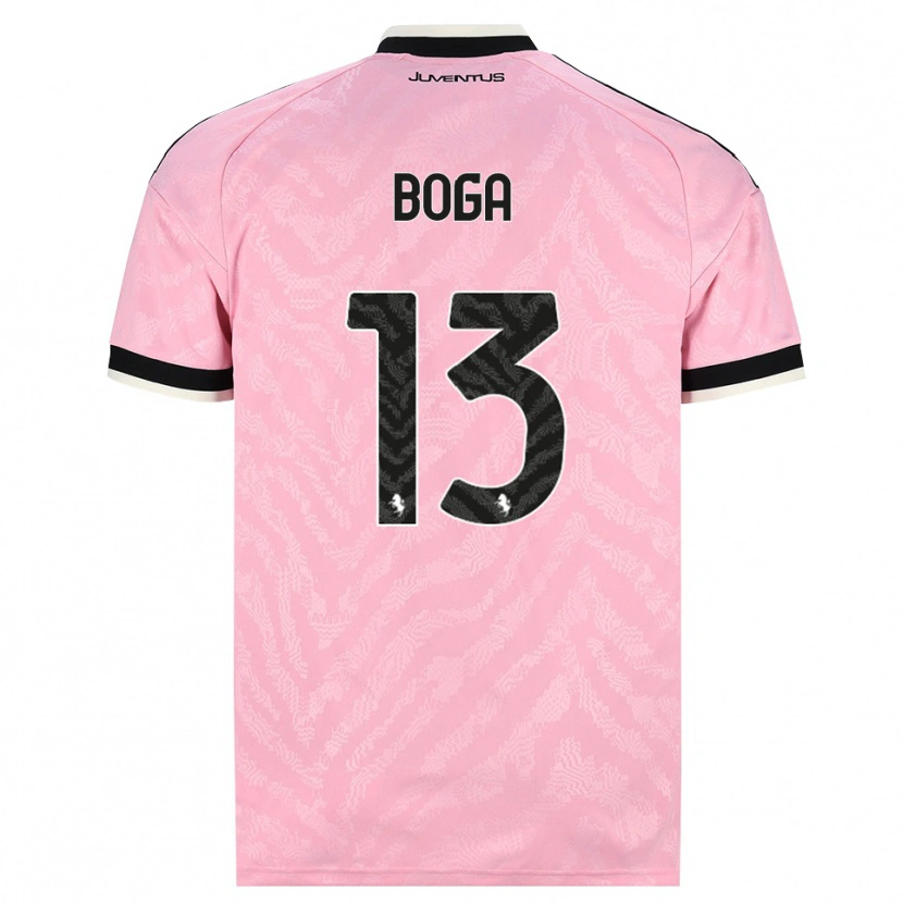 Danxen Herren Jérémie Boga #13 Pink Schwarz Auswärtstrikot Trikot 2026/27 T-Shirt