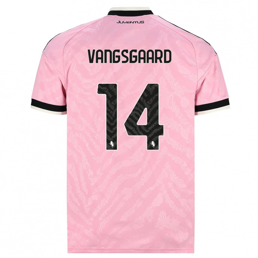 Danxen Herren Amalie Jørgensen Vangsgaard #14 Pink Schwarz Auswärtstrikot Trikot 2026/27 T-Shirt
