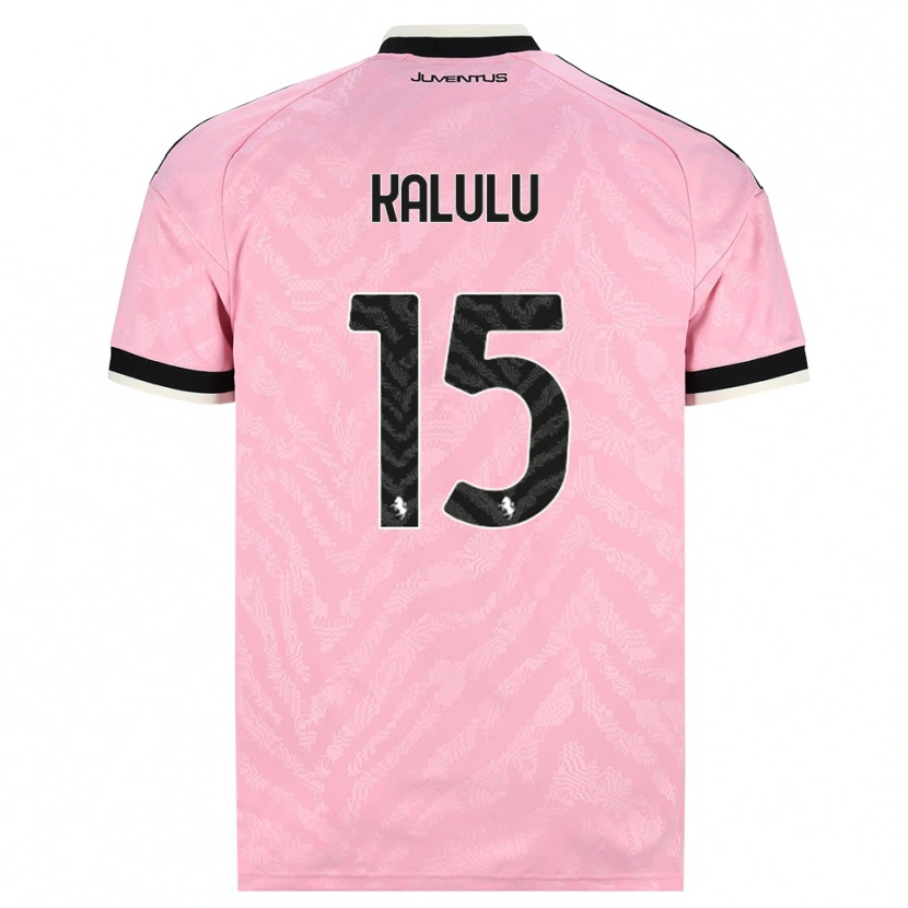 Danxen Herren Pierre Kalulu #15 Pink Schwarz Auswärtstrikot Trikot 2026/27 T-Shirt