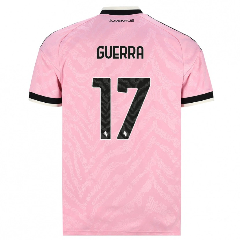 Danxen Herren Simone Guerra #17 Pink Schwarz Auswärtstrikot Trikot 2026/27 T-Shirt