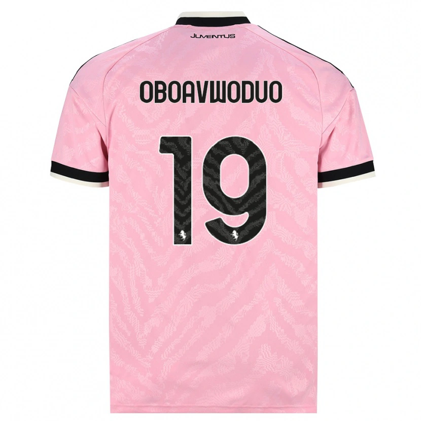 Danxen Herren Justin Oboavwoduo #19 Pink Schwarz Auswärtstrikot Trikot 2026/27 T-Shirt