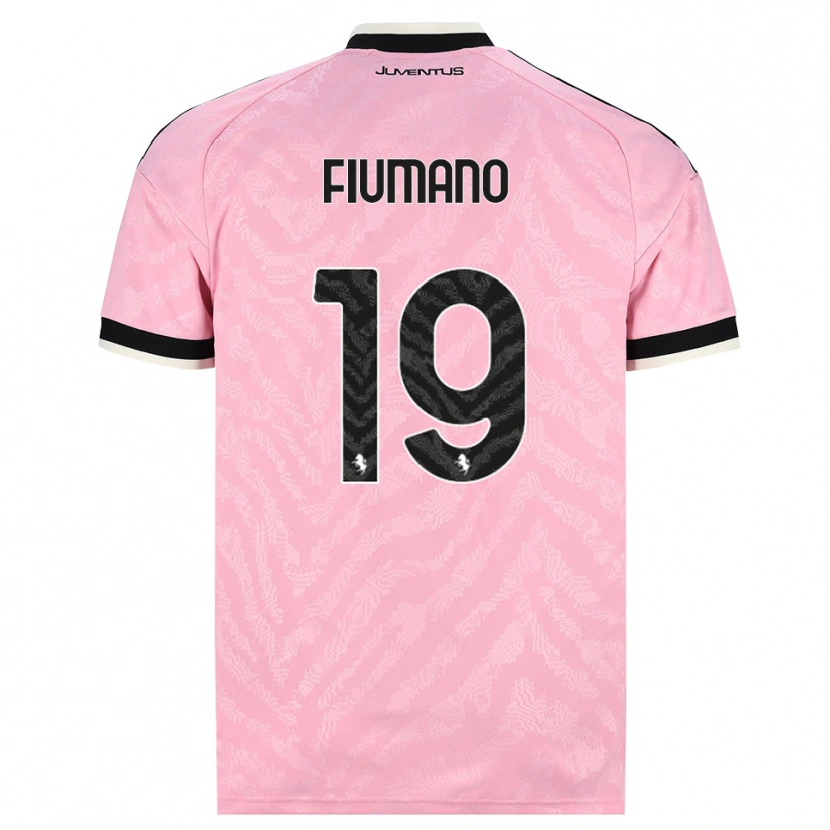 Danxen Herren Filippo Fiumano #19 Pink Schwarz Auswärtstrikot Trikot 2026/27 T-Shirt